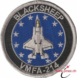 Bild von VMFA-214 Blacksheep Abzeichen F-35 Lightning II Patch offiziell